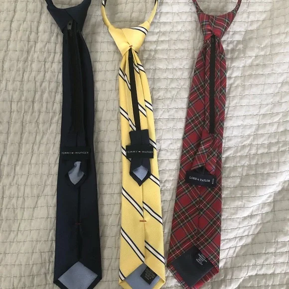 Boys Zip Ties ( 2 are Tommy Hilfiger & 1 is lord & Taylor) excellent condition - Picture 3 of 3